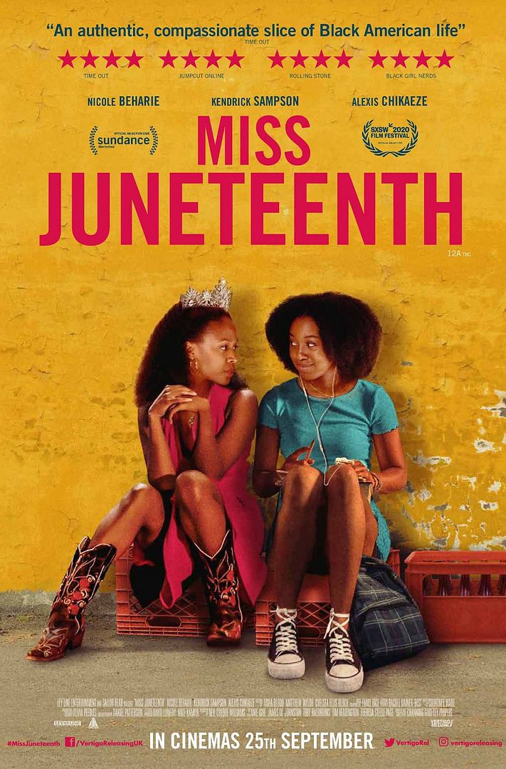 Affiche du film Miss Juneteenth (2020) de Channing Godfrey Peoples. Voir Miss Juneteenth en streaming / torrent sur meilleurs-films.fr