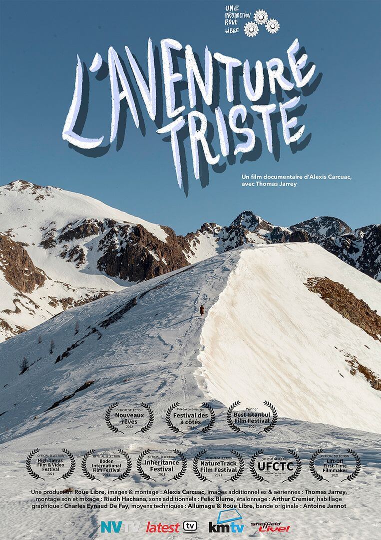 Affiche du court métrage L’Aventure Triste (2025) de Alexis Carcuac Affiche du court métrage L’Aventure Triste (2025) de Alexis Carcuac. Voir L’Aventure Triste en streaming / torrent sur meilleurs-films.fr