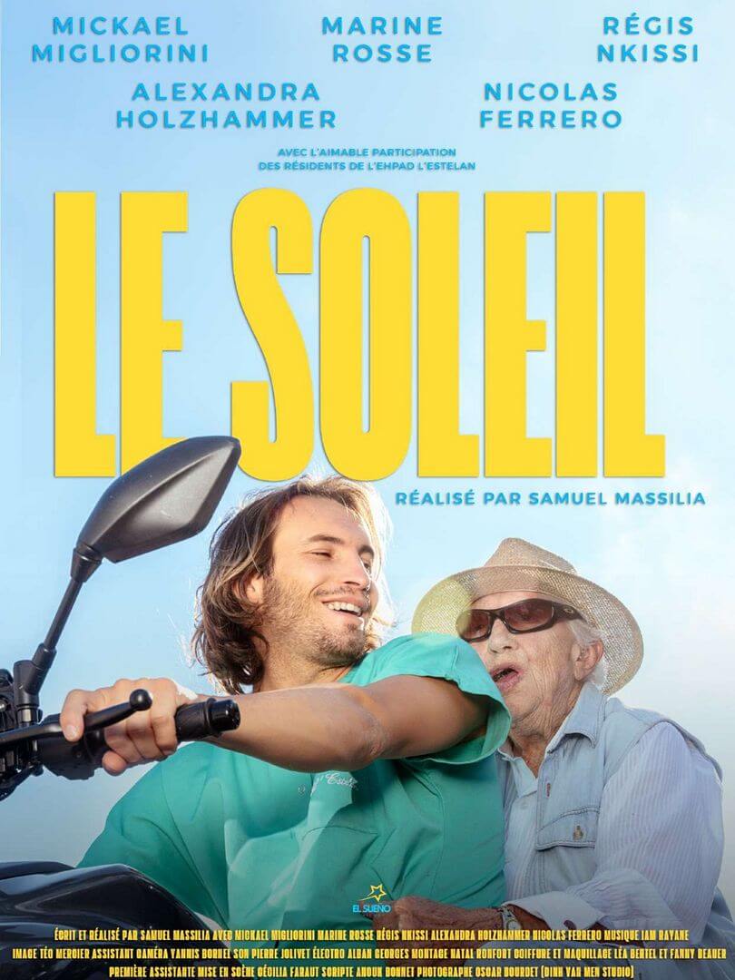 Affiche du court métrage Le Soleil (2025) de Samuel Massilia. Voir Le Soleil en streaming / torrent sur meilleurs-films.fr