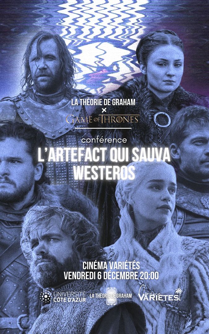 Affiche du film CONFERENCE : La Théorie de Graham x Game of Thrones (2024) de Damien Maric Affiche du film CONFERENCE : La Théorie de Graham x Game of Thrones (2024) de Damien Maric. Voir CONFERENCE : La Théorie de Graham x Game of Thrones en streaming / torrent sur meilleurs-films.fr