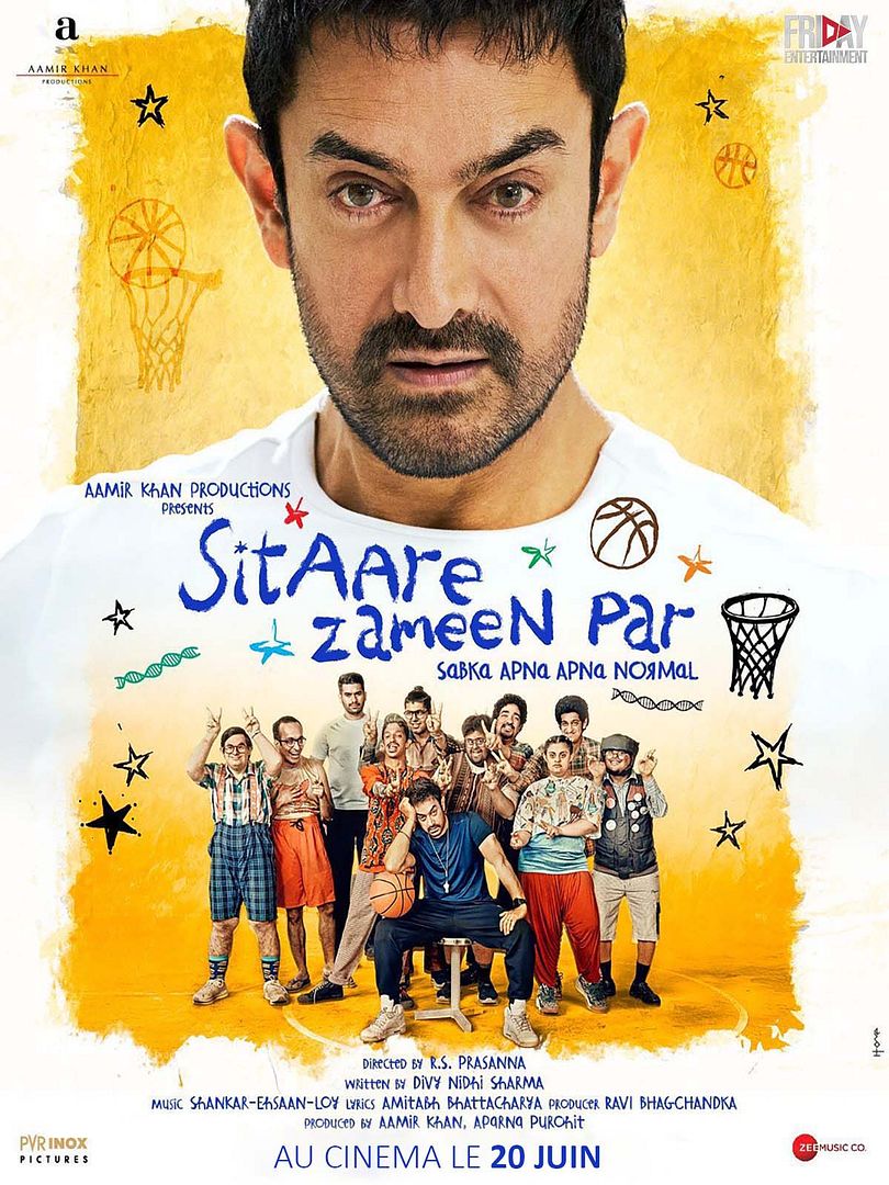Affiche du film Sitaare Zameen Par (2025) de R.S. Prasanna