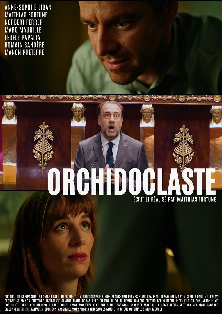 Affiche du court métrage Orchidoclaste (2025) de Matthias Fortune Affiche du court métrage Orchidoclaste (2025) de Matthias Fortune. Voir Orchidoclaste en streaming / torrent sur meilleurs-films.fr