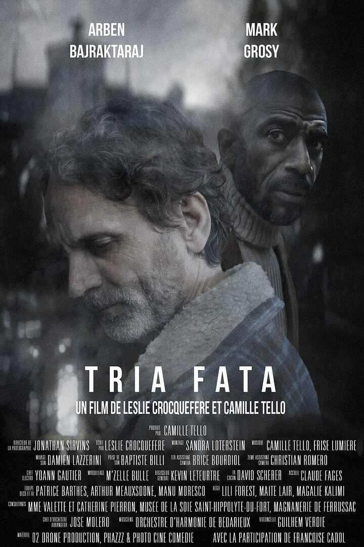 Affiche du court métrage Tria Fata (2025) de Camille Tello. Voir Tria Fata en streaming / torrent sur meilleurs-films.fr