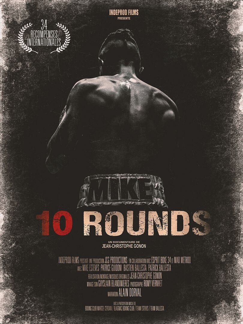 Affiche du court métrage 10 Rounds (2025) de Jean-Christophe Gonon. Voir 10 Rounds en streaming / torrent sur meilleurs-films.fr