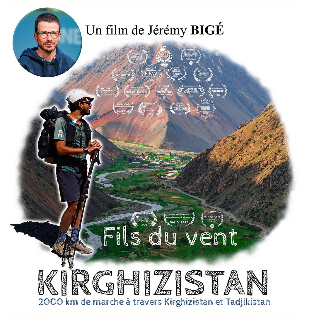 Affiche du film ALTAÏR conférences – Kirghizistan – Fils du Vent (2024) de Jérémy Bigé. Voir ALTAÏR conférences – Kirghizistan – Fils du Vent en streaming / torrent sur meilleurs-films.fr