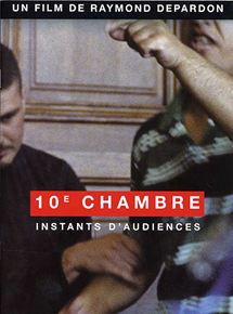 Affiche du film 10e chambre : Instants d’audience (2004) de Raymond Depardon. Voir 10e chambre : Instants d’audience en streaming / torrent sur meilleurs-films.fr