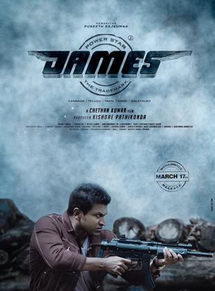 Affiche du film James (2022) de Chethan Kumar. Voir James en streaming / torrent sur meilleurs-films.fr