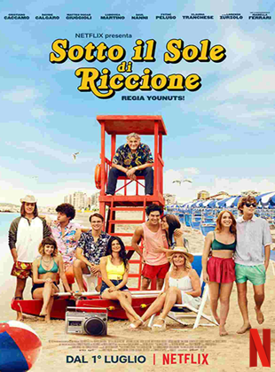 Affiche du film Sous le soleil de Riccione (2020) de Antonio Usbergo. Voir Sous le soleil de Riccione en streaming / torrent sur meilleurs-films.fr