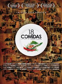 Affiche du film 18 Comidas (2010) de Jorge Coira Nieto. Voir 18 Comidas en streaming / torrent sur meilleurs-films.fr