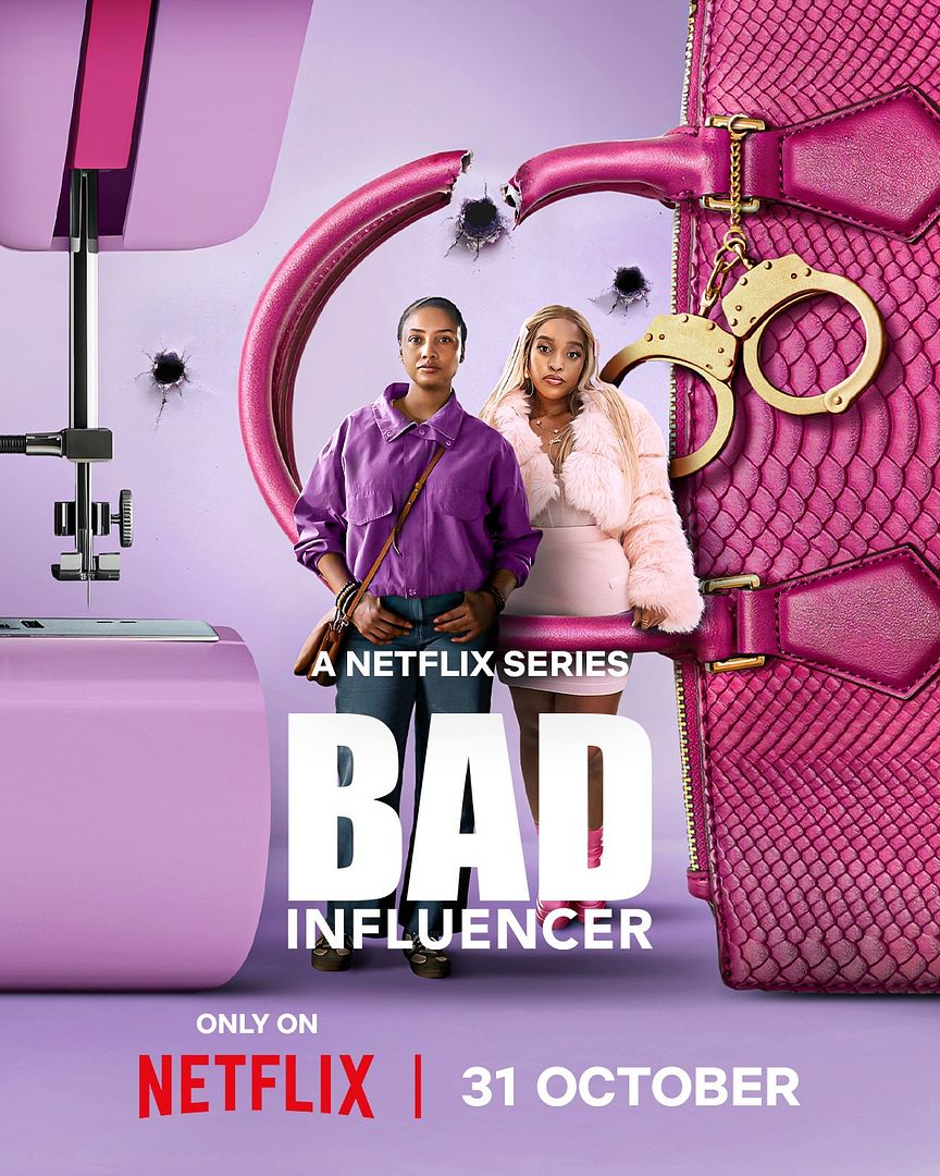 Affiche de la série Bad Influencer (2025) de Kudi Maradzika. Voir Bad Influencer en streaming / torrent sur meilleurs-films.fr