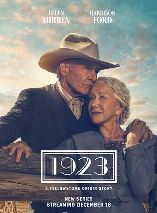 Affiche de la série 1923 (2023) de Taylor Sheridan. Voir 1923 en streaming / torrent sur meilleurs-films.fr