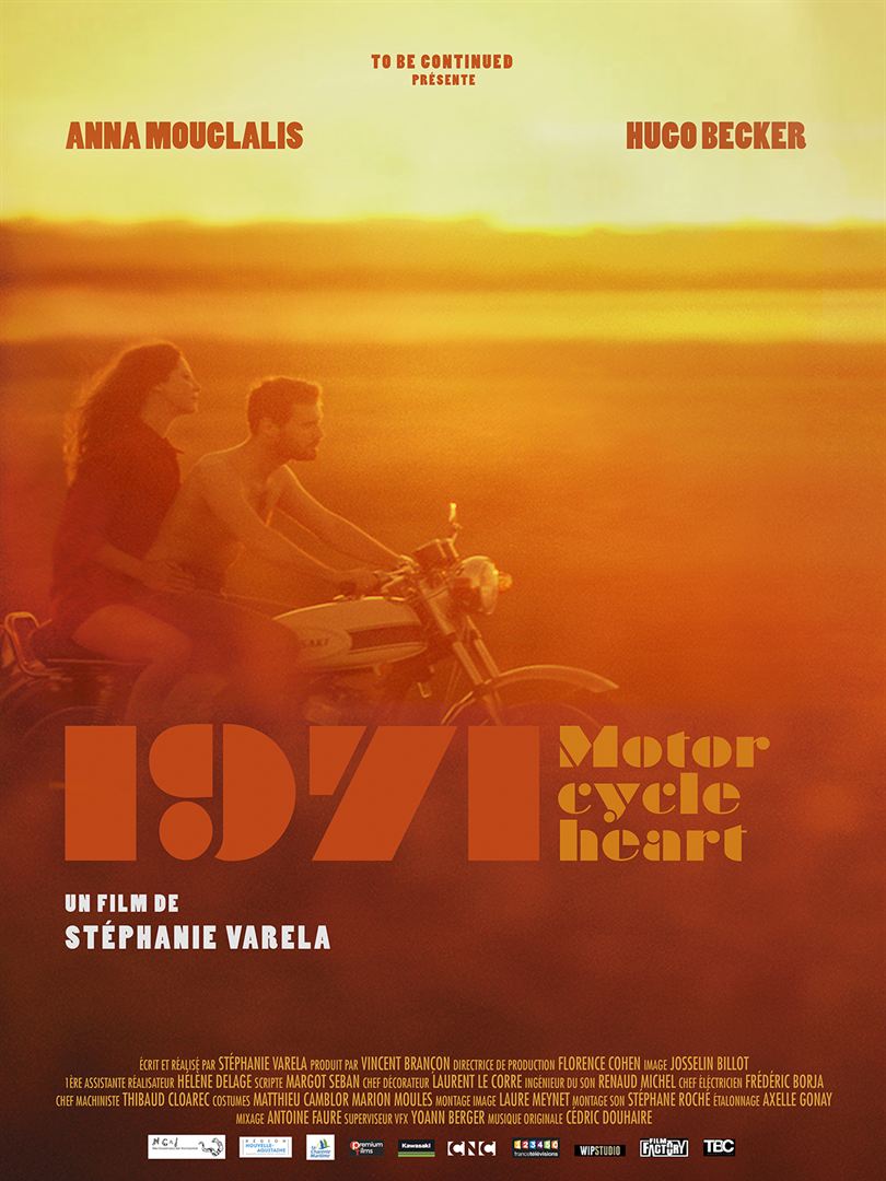 Affiche du court métrage 1971, Motorcycle Heart (2017) de Stéphanie Varela Affiche du court métrage 1971, Motorcycle Heart (2017) de Stéphanie Varela. Voir 1971, Motorcycle Heart en streaming / torrent sur meilleurs-films.fr