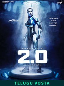 Affiche du film 2.0 – Version Telugu (2018) de S. Shankar. Voir 2.0 – Version Telugu en streaming / torrent sur meilleurs-films.fr
