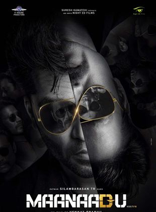 Affiche du film Maanaadu (2021) de Venkat Prabhu (II). Voir Maanaadu en streaming / torrent sur meilleurs-films.fr