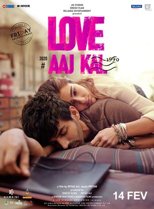 Affiche du film Love Aaj Kal (2020) de Imtiaz Ali. Voir Love Aaj Kal en streaming / torrent sur meilleurs-films.fr