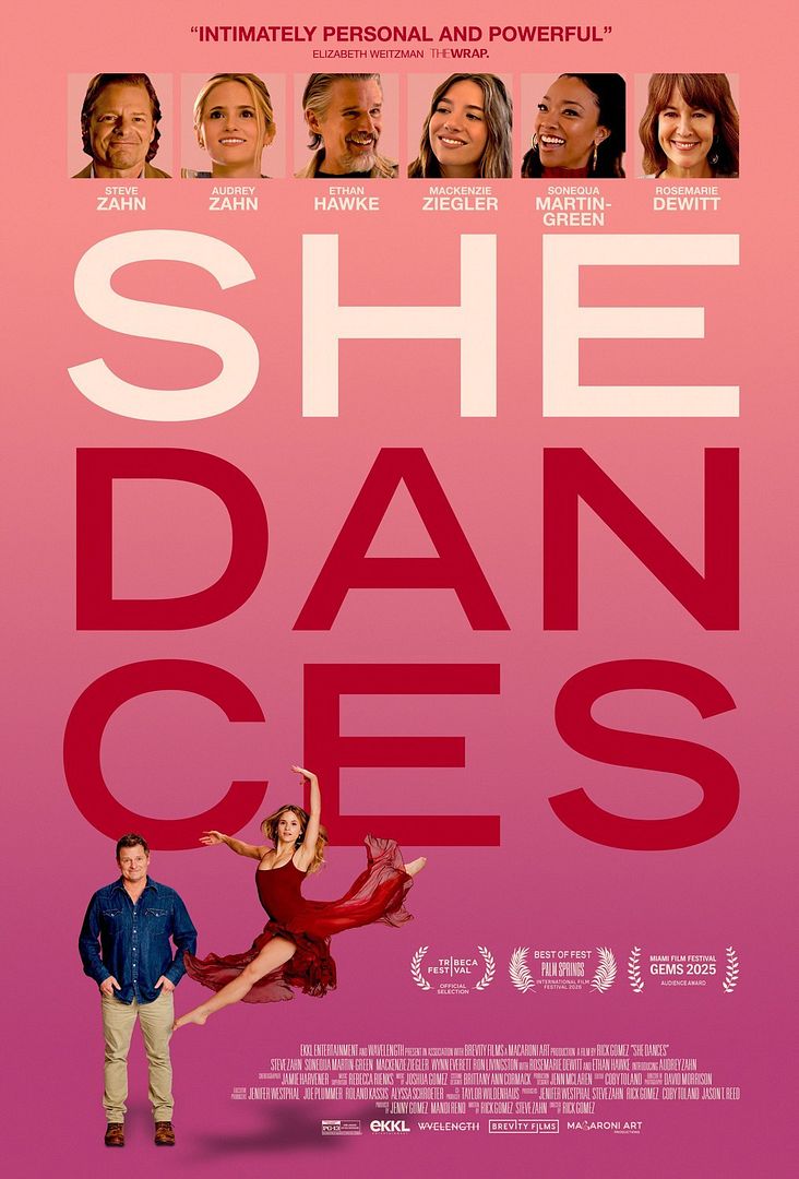 Affiche du film She Dances (2025) de Rick Gomez. Voir She Dances en streaming / torrent sur meilleurs-films.fr