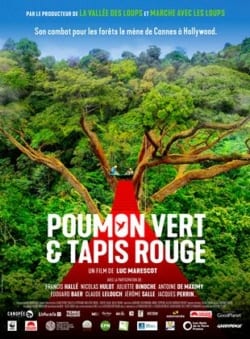 Affiche du film Poumon vert et tapis rouge (2020) de Luc Marescot.