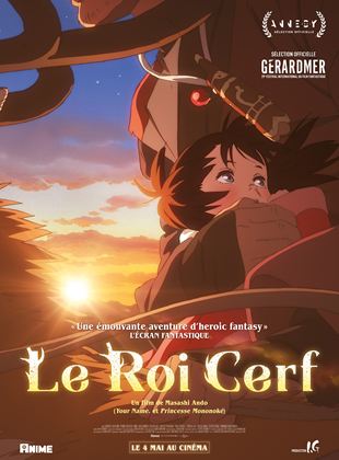 Affiche du film Le Roi cerf (2022) de Masashi Ando. Voir Le Roi cerf en streaming / torrent sur meilleurs-films.fr