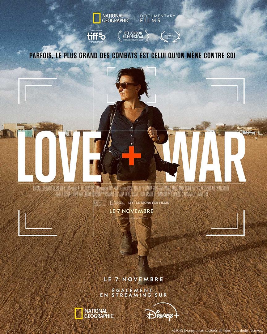 Affiche du film LOVE+WAR (2025) de Elizabeth Chai Vasarhelyi. Voir LOVE+WAR en streaming / torrent sur meilleurs-films.fr