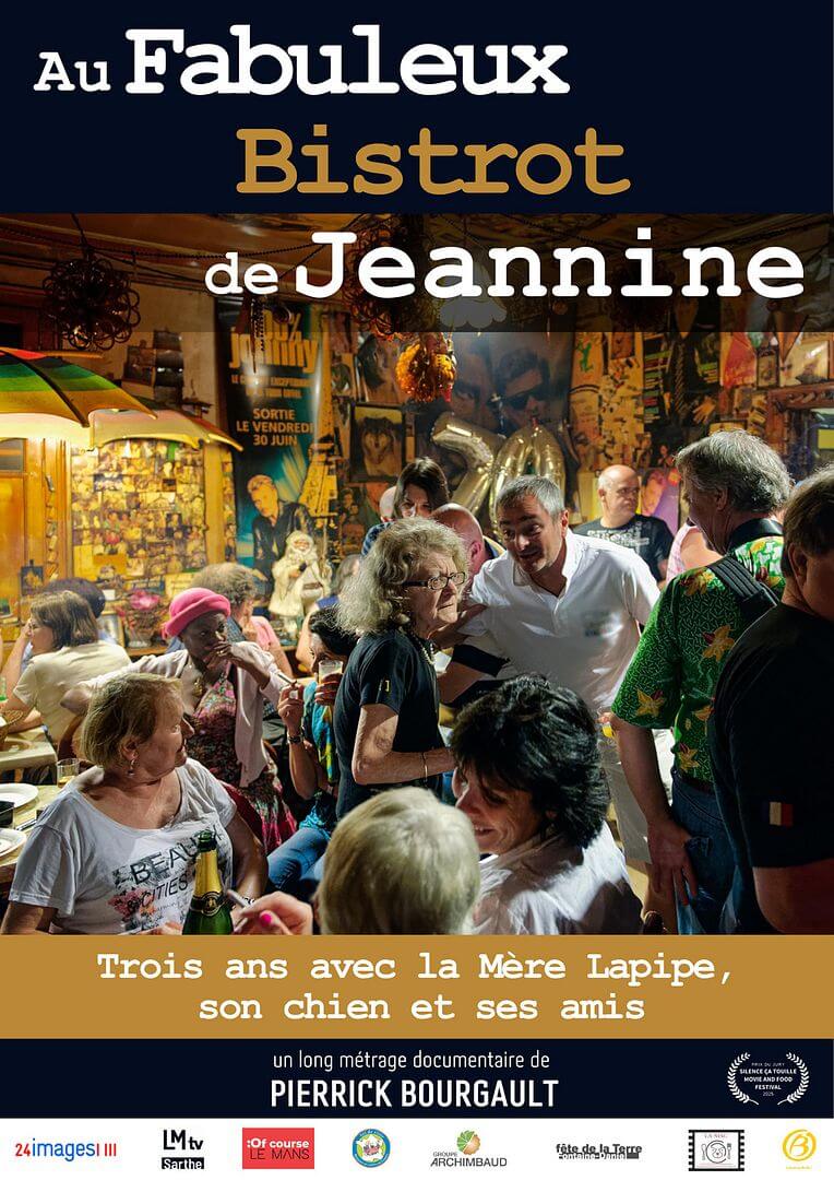 Affiche du film Au fabuleux bistrot de Jeannine (2025) de Pierrick Bourgault