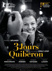 Affiche du film 3 jours à Quiberon (2018) de Emily Atef. Voir 3 jours à Quiberon en streaming / torrent sur meilleurs-films.fr