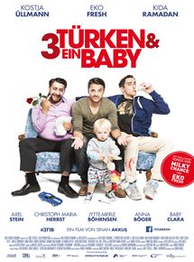 Affiche du film 3 Türken & ein Baby (2014) de Sinan Akkus. Voir 3 Türken & ein Baby en streaming / torrent sur meilleurs-films.fr