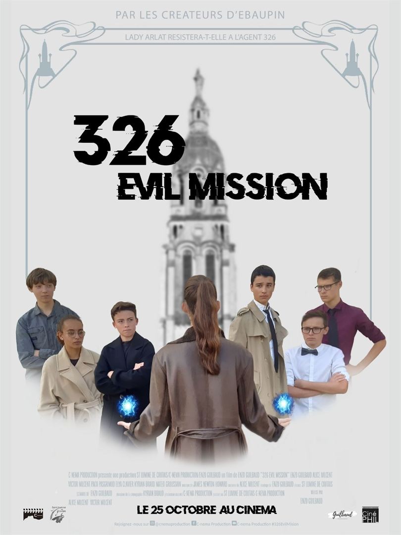 Affiche du court métrage 326 Evil Mission (2019) de Enzo Guilbaud Affiche du court métrage 326 Evil Mission (2019) de Enzo Guilbaud. Voir 326 Evil Mission en streaming / torrent sur meilleurs-films.fr