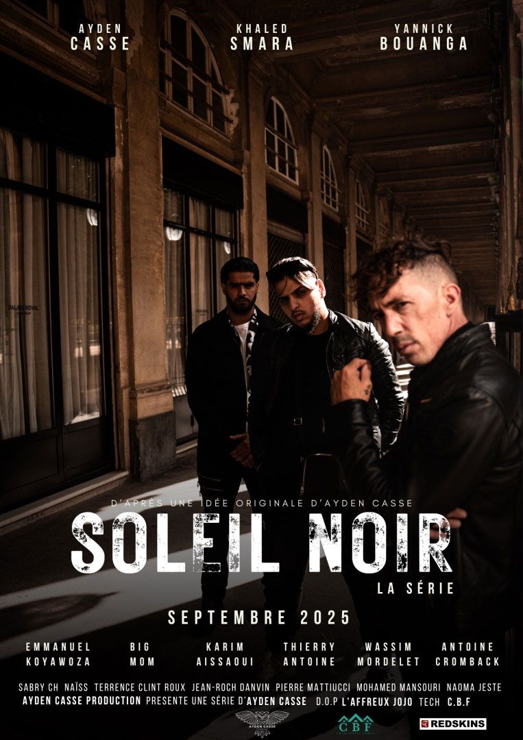 Affiche de la série Soleil noir (2025) de Ayden Casse. Voir Soleil noir en streaming / torrent sur meilleurs-films.fr