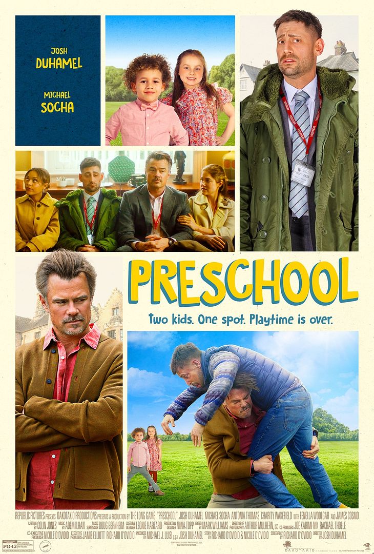 Affiche du film Preschool (2026) de Josh Duhamel Affiche du film Preschool (2026) de Josh Duhamel. Voir Preschool en streaming / torrent sur meilleurs-films.fr