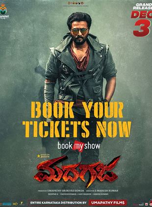 Affiche du film Madhagaja (2021) de Mahesh Kumar Affiche du film Madhagaja (2021) de Mahesh Kumar. Voir Madhagaja en streaming / torrent sur meilleurs-films.fr