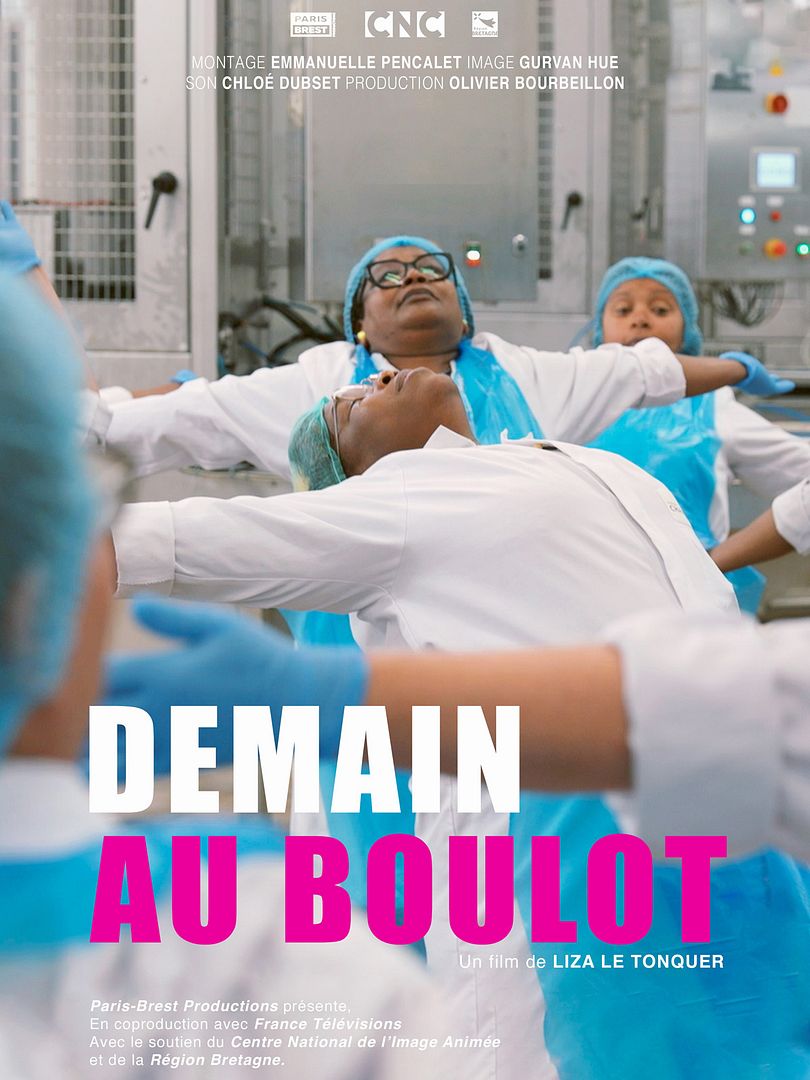 Affiche du court métrage Demain au boulot (2025) de Liza Le Tonquer. Voir Demain au boulot en streaming / torrent sur meilleurs-films.fr