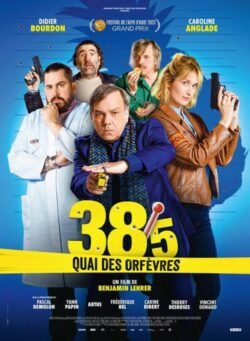 Affiche du film 38°5 quai des orfèvres (2023) de Benjamin Lehrer.