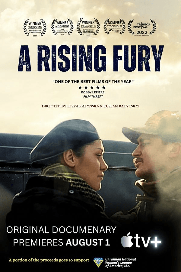 Affiche du film A Rising Fury (2022) de Lesya Kalynska