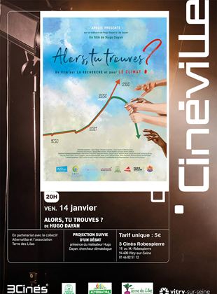 Affiche du film Alors, tu trouves ? (2021) de Hugo Dayan. Voir Alors, tu trouves ? en streaming / torrent sur meilleurs-films.fr