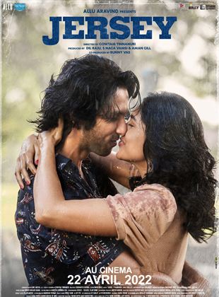 Affiche du film Jersey (2022) de Gowtam Tinnanuri. Voir Jersey en streaming / torrent sur meilleurs-films.fr
