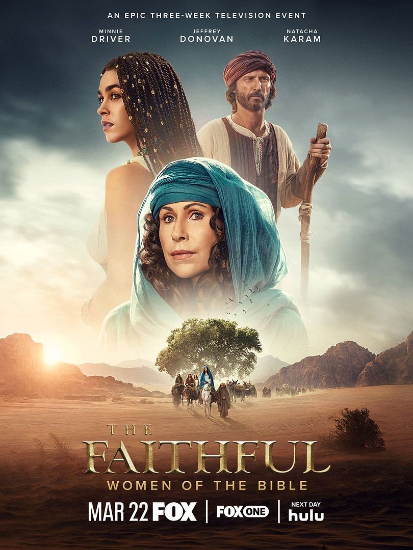Affiche de la série The Faithful: Women of the Bible (2026) de Carol Mendelsohn. Voir The Faithful: Women of the Bible en streaming / torrent sur meilleurs-films.fr