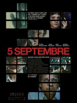 Affiche du film septembre 5 (2025) de Tim Fehlbaum.
