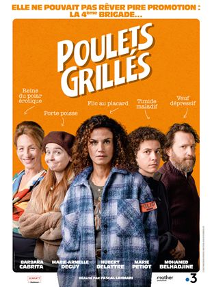 Affiche du film Poulets grillés (2021) de Marine Rambach. Voir Poulets grillés en streaming / torrent sur meilleurs-films.fr