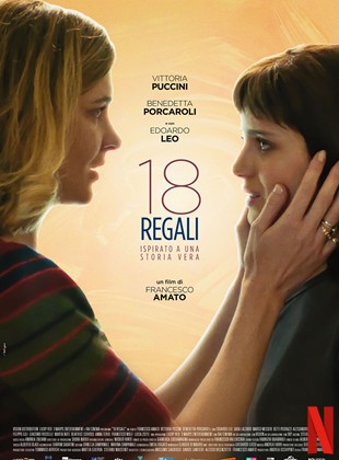 Affiche du film 18 cadeaux (2020) de Francesco Amato. Voir 18 cadeaux en streaming / torrent sur meilleurs-films.fr