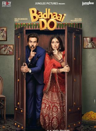 Affiche du film Badhaai Do (2022) de Akshat Ghildial. Voir Badhaai Do en streaming / torrent sur meilleurs-films.fr