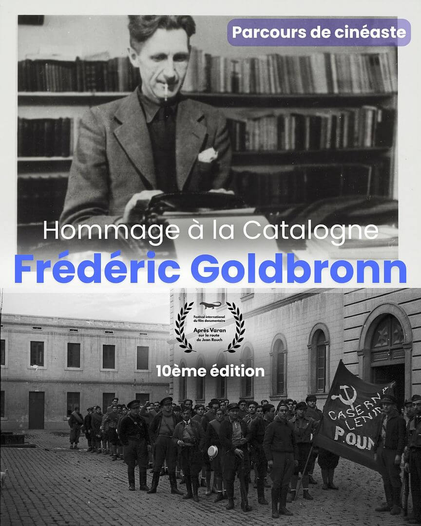 Affiche du film Hommage à la Catalogne (2025) de Frédéric Goldbronn. Voir Hommage à la Catalogne en streaming / torrent sur meilleurs-films.fr