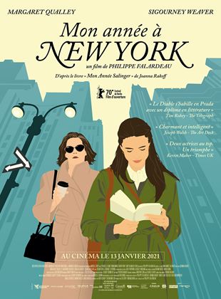 Affiche du film Mon année à New York (2020) de Philippe Falardeau. Voir Mon année à New York en streaming / torrent sur meilleurs-films.fr