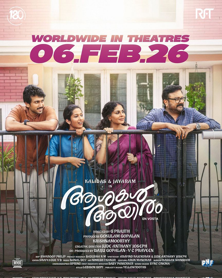 Affiche du film Ashakal Aayiram (2026) de Prajith G