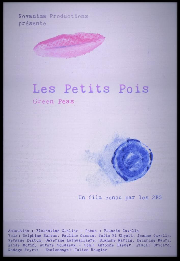 Affiche du court-métrage Les petits pois (2024) de Francis Gavelle