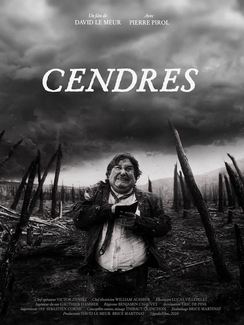 Affiche du court-métrage Cendres (2024) de David Le Meur