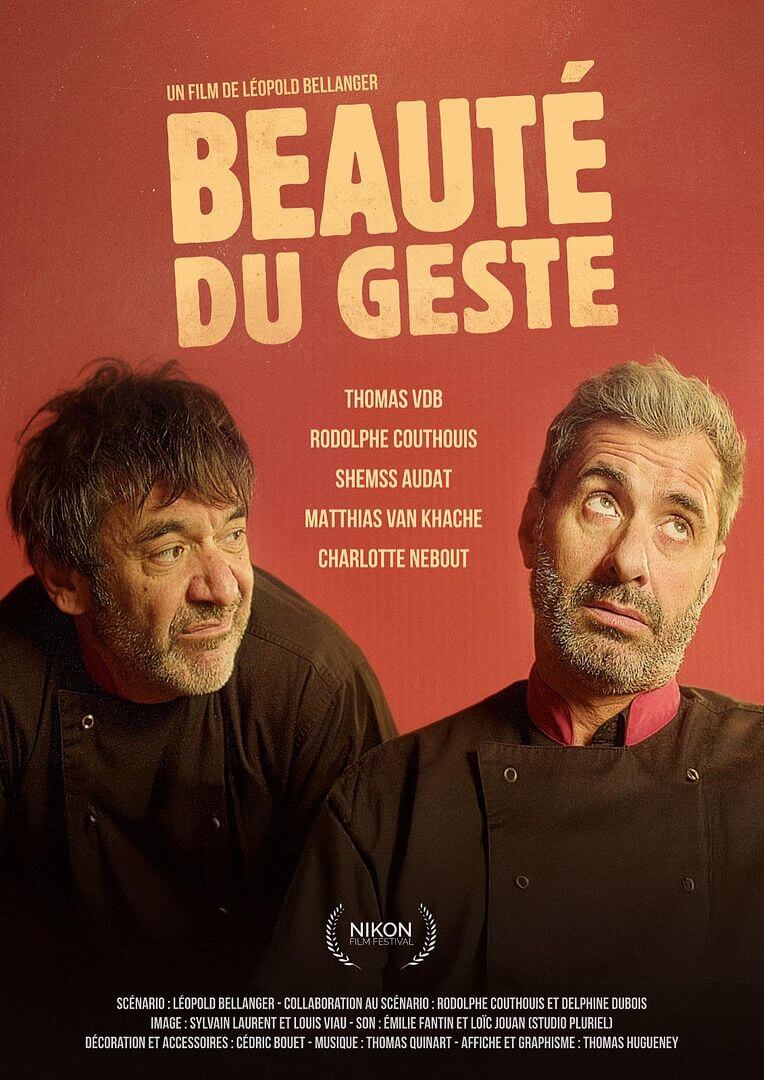 Affiche du court métrage Beauté du geste (2025) de Léopold Bellanger. Voir Beauté du geste en streaming / torrent sur meilleurs-films.fr