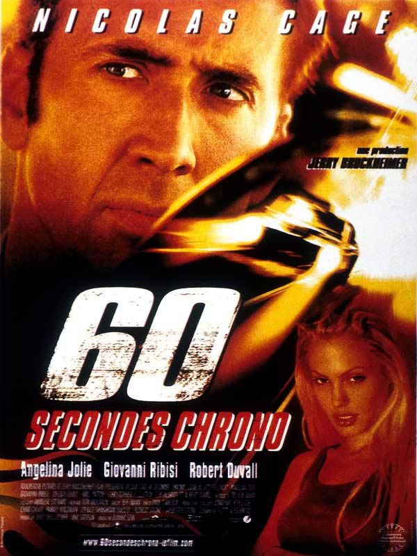 Affiche du film 60 secondes chrono (2000) de Dominic Sena. Voir 60 secondes chrono en streaming / torrent sur meilleurs-films.fr