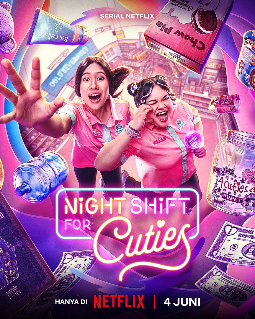 Affiche de la série Night Shift For Cuties (2026) de Monica Vanesa Tedja. Voir Night Shift For Cuties en streaming / torrent sur meilleurs-films.fr