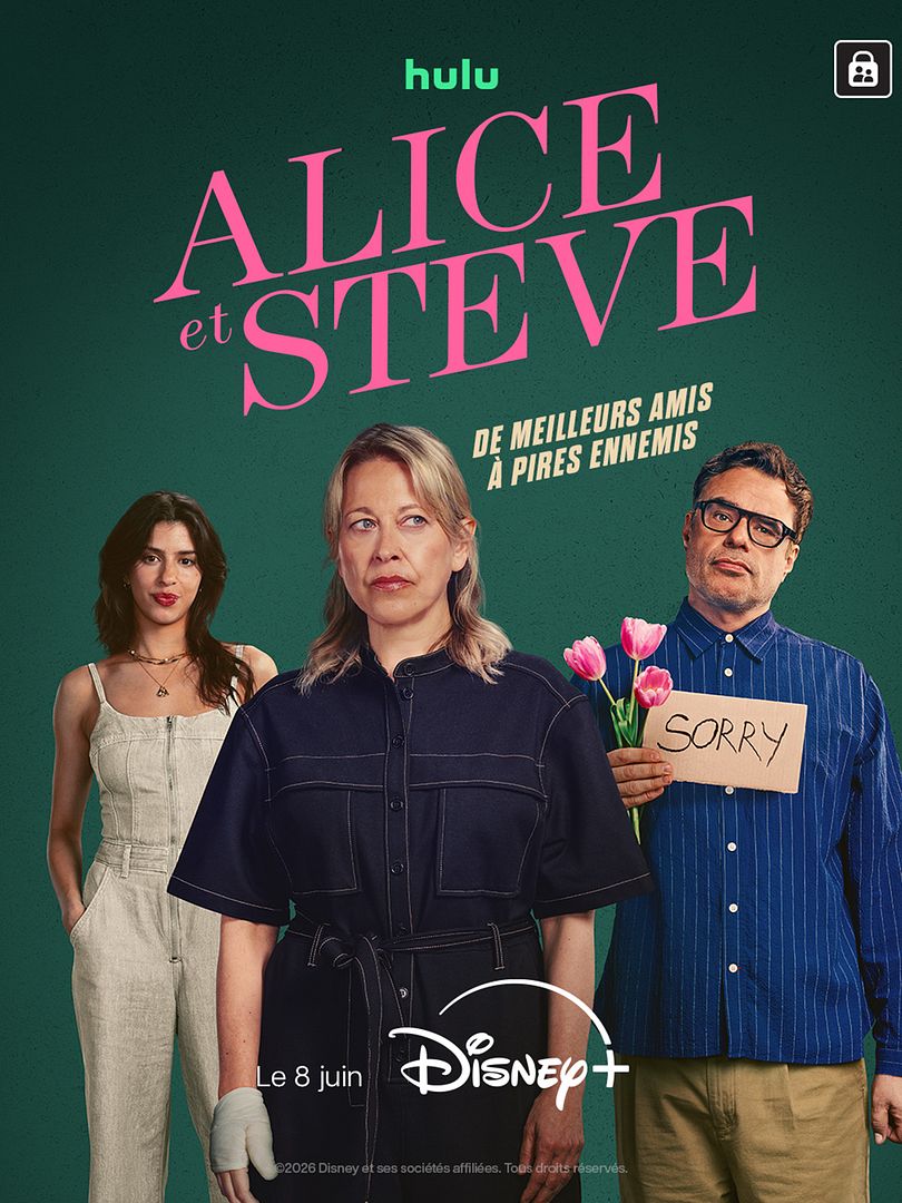 Affiche de la série Alice et Steve (2026) de . Voir Alice et Steve en streaming / torrent sur meilleurs-films.fr