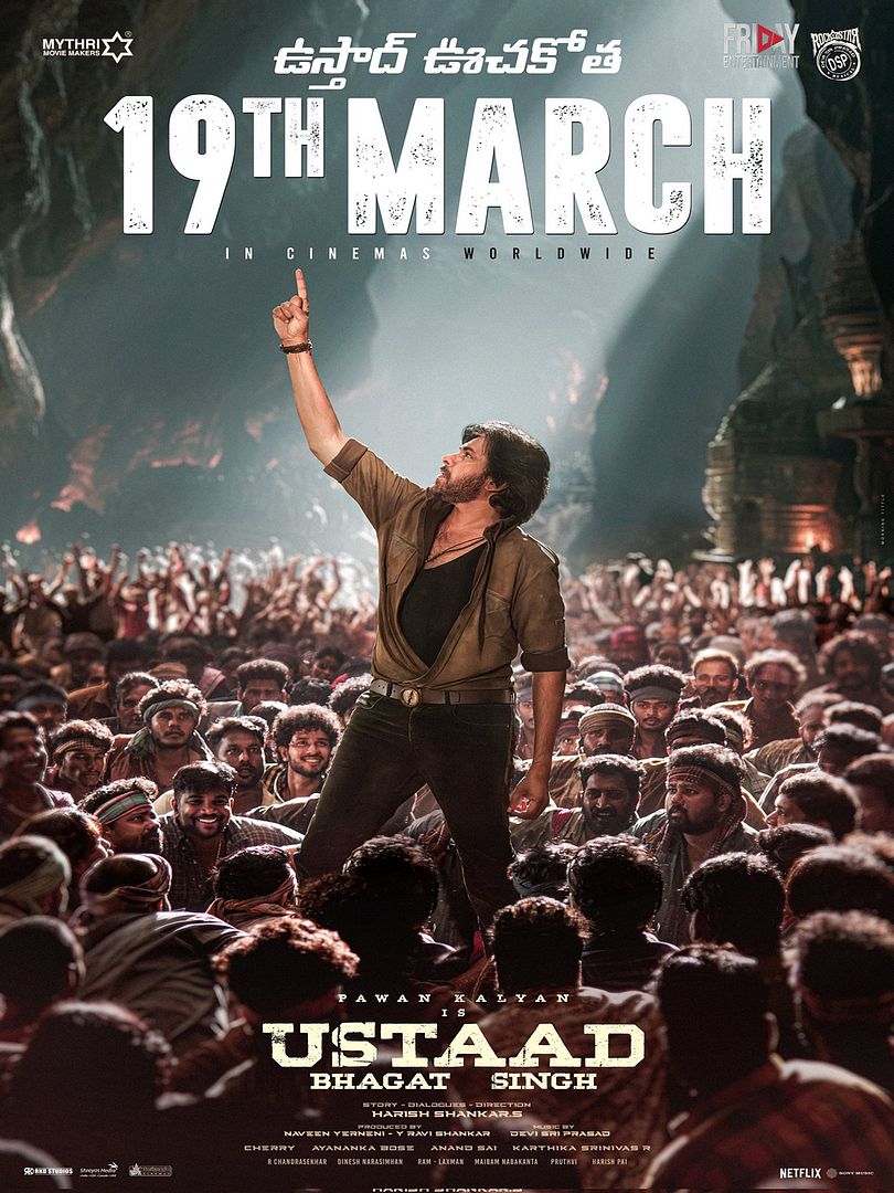 Affiche du film Ustaad Bhagat Singh (2026) de Harish Shankar